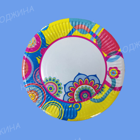 Тарелка бумажная д.230мм   Адажио  (10уп.*50шт)