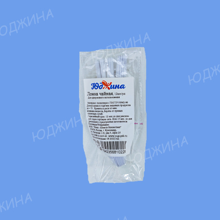 Ложка чайная 125мм, белая 12шт/150уп*1кор