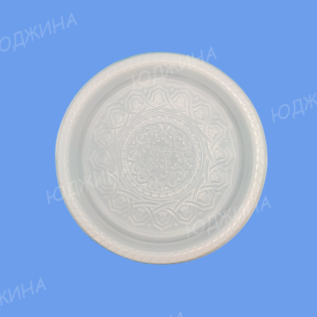 Тарелка d.210мм 7гр. Интропластик белая PP (750*50шт)