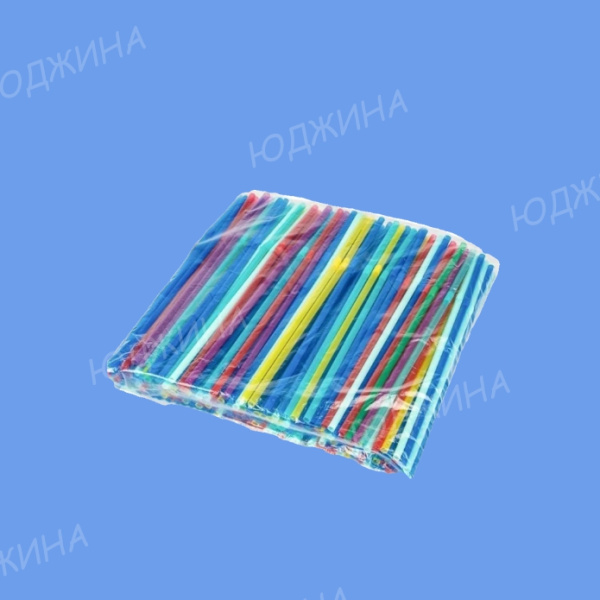 Соломка цветная  (50шт/40уп)