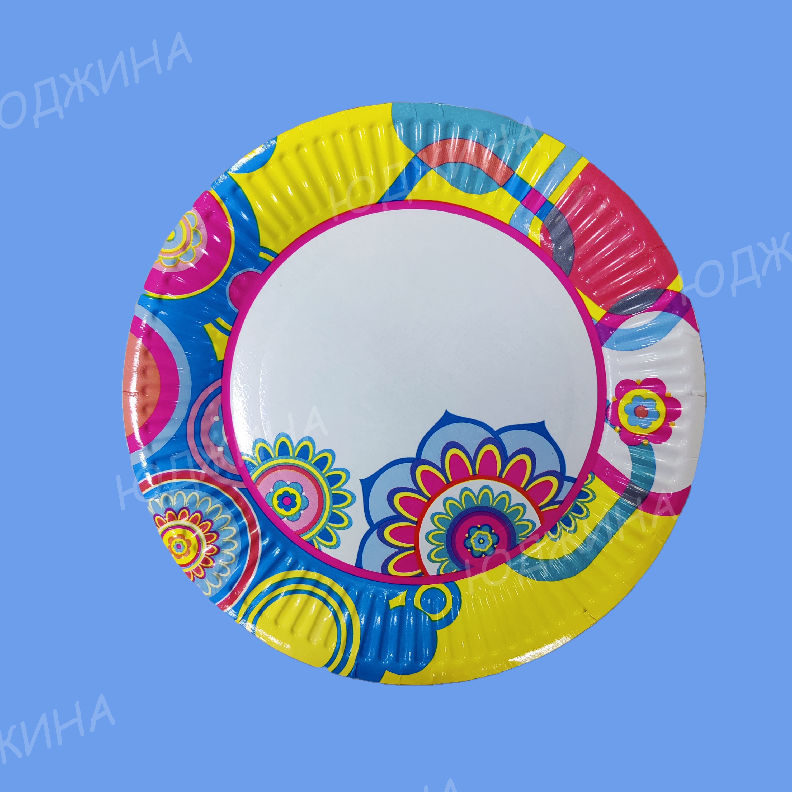 Тарелка бумажная д.230мм   Адажио  (10уп.*50шт)