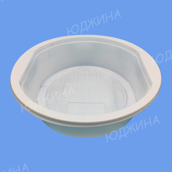 Тарелка суповая 500мл  6гр. Фопос Чебурашка белая PP  (20уп*100уп)