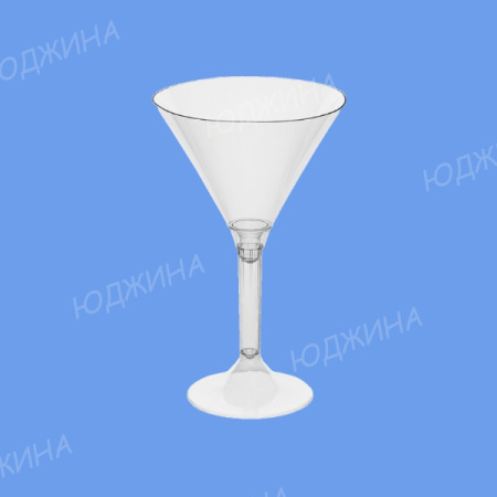 Бокал для мартини 100мл на Высокой Ножке "Розовый" (6шт*42уп)