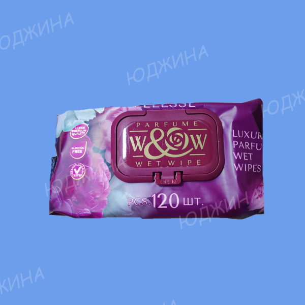 Салфетки влажные 120л.- FL ПИОН W&W Ellese (10уп.) клапан