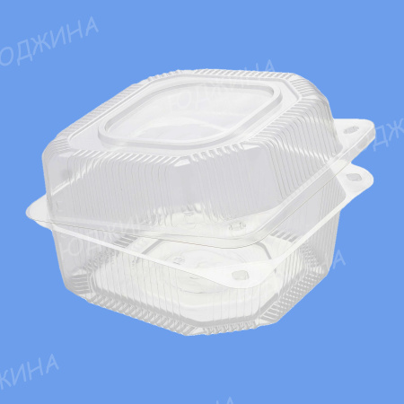 У-Ю/Контейнер с кр. К-13 Кр(В) ПЭТ размер 125*125*80 мм (600шт)