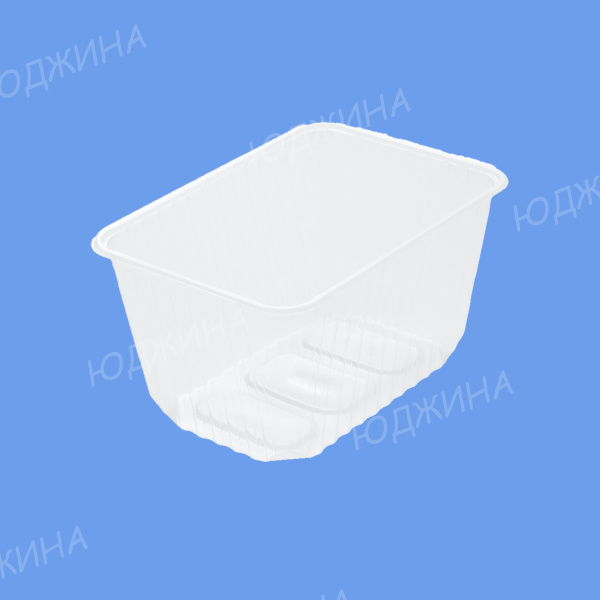 Контейнер  2000мл 132*186*123 прямоугольный низкий Упакс-Юнити  (500шт/100)