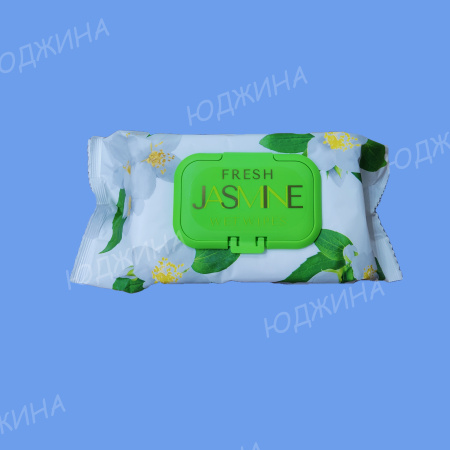 Салфетки влажные 120л. FRESH JASMIN (FRFJ) (10уп.) клапан