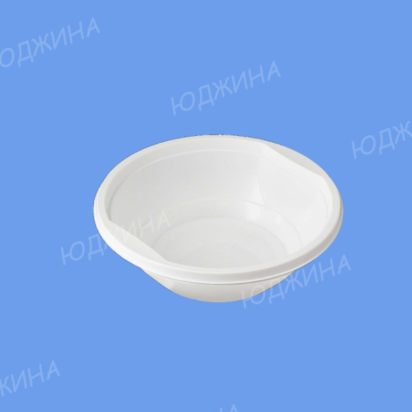 Тарелка суповая 600мл 7гр.  Интропластик белая РР (450шт*50)