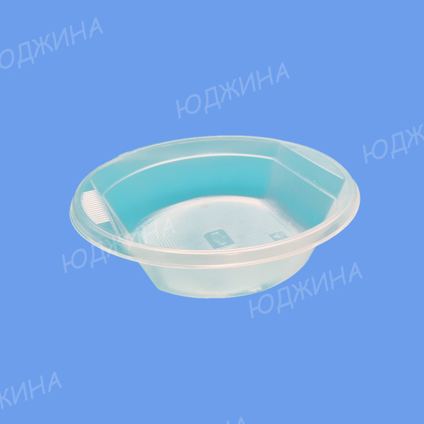 Тарелка суповая 500мл 6гр. Фопос Чебурашка  ПРОЗРАЧНАЯ PP  (20уп*100уп)