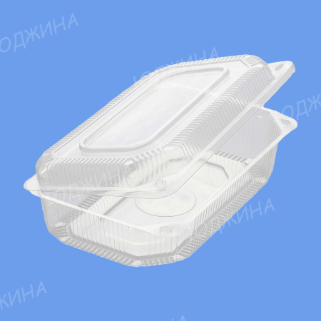 У-Ю/Контейнер с крышкой К-19/12 ПЭТ 190*115*60 мм (300шт)