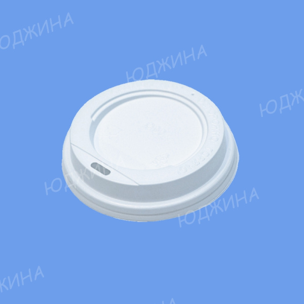 TLA-90/Крышка d.90мм для стакана с отрывным питейником БЕЛАЯ (К1000/100)